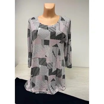 Dámské šaty Domácí oblečení MAGA, Barva Jako na obrázku, Velikost XXXL 54, Rukáv 3/4 rukáv