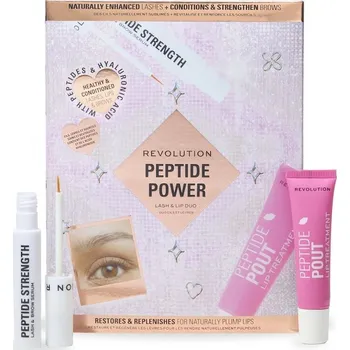 Kosmetická sada REVOLUTION - Peptide Power Lash and Lip Duo Gift Set Paletky očních stínů unisex