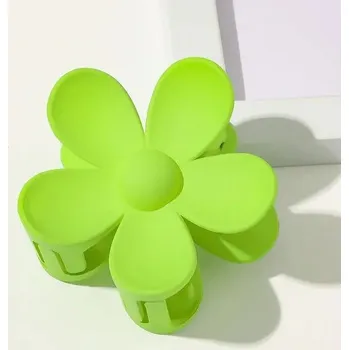 Květinová spona do vlasů pro ženy | dámské doplňky | vlasové ozdoby - Fluorescenční zelená