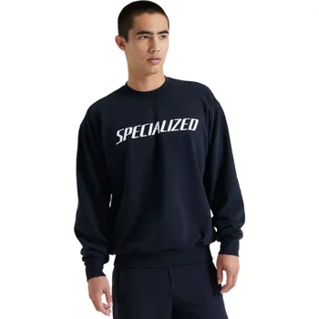 Pánská mikina Mikina Specialized Wordmark Crewneck Sweatshirt Velikost: L Black