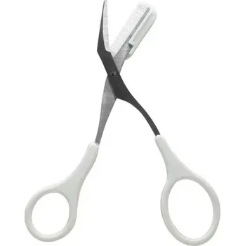 Péče o řasy a obočí Bezpečný zastřihovač obočí s hřebenem | Nůžky na obočí, Zastřihovač obočí - Bílá