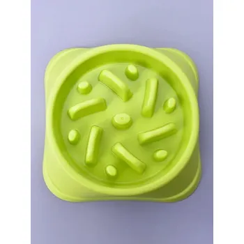 Miska pro psa Protihltací miska | miska proti hltání - Zelená