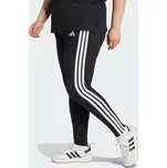 ADIDAS Legíny Essentials 3-Stripes Cotton (plus size) 5XL BÍLÁ|ČERNÁ