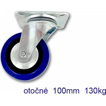 Příslušenství k zahradní technice Zátěžová kolečka 130kg průměr 100mm, 3 varianty Varianta: otočné 130kg 100mm