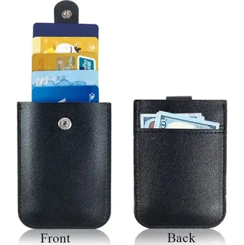 Malá stylová peněženka na karty - černá