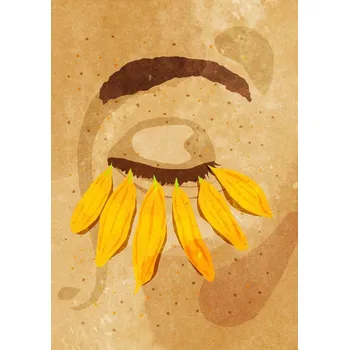 Plakát Plakát, Obraz - Flower power eye lashes, Raissa Oltmanns