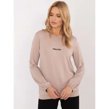 Dámská halenka Dámská béžová halenka s dlouhým rukávem FPrice, jedna velikost i523_2016103572731