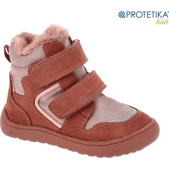 Dívčí kozačky Protetika - zimní barefoot boty DAXI old pink s PRO-tex membránou Veľkosť: 36