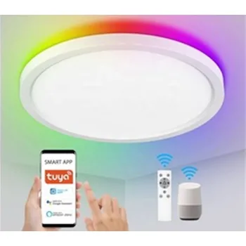 LURECOM PST 300 34W Tuya - Stropní povrchové svítidlo s regulací bílé a RGB, 24+10W, průměr 300mm