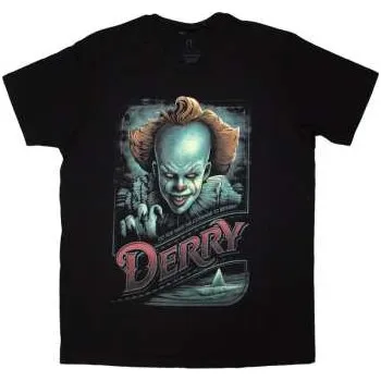 Pánské tričko Merch It: It Unisex T-shirt: Pennywise Derry (medium) M