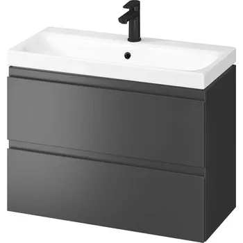 Koupelnový nábytek CERSANIT Skříňka s umyvadlem SET B886 MODUO SLIM 80 antracit S801-476