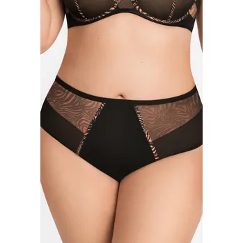 Kalhotky Dámské černé kalhotky Gisel Gorsenia z elastického tylu, černá M i170_K880-DFI-CZA-M