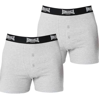 Pánské oblečení Boxerky Lonsdale Grey 1021896 Medium
