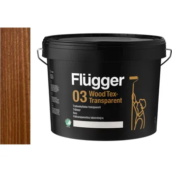 Lak na dřevo Flügger Wood Tex Aqua 03 Transparent (dříve 95 Aqua) -lazurovací lak - 0,75L odstín U-804