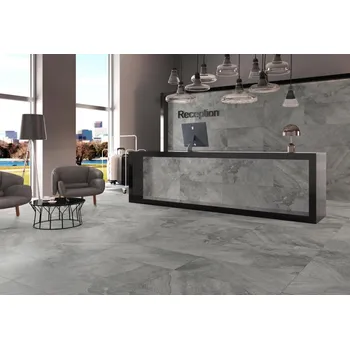 Dlažba ARGENTA ARCADIA AC584 25 x 60 cm x 0,9 cm šedá 1,44 m2