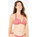 DECATHLON Dámské plavky horní díl s push-up efektem a všitými vycpávkami Elena Uni růžový 70B RŮŽOVÁ