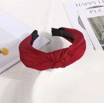 Čelenka Retro čelenka do vlasů pro ženy | doplňky do vlasů - Vínově červené