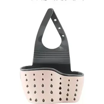 Závěsný organizér do kuchyně | držák na houbičku - Růžová