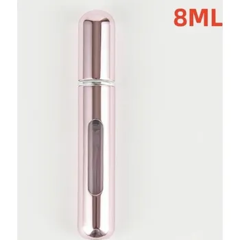 Cestovní plnitelný flakon na parfém 5ml - 8ml zářivě růžová