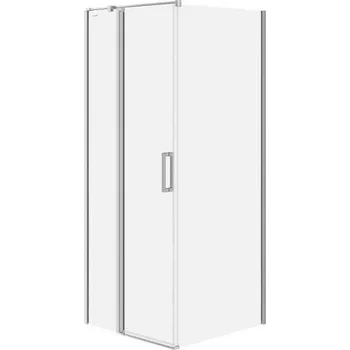 CERSANIT MODUO čtvercový sprchový kout levý 80x80x195 cm chrom S601-210