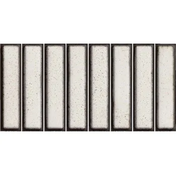 Obklad OBKLAD EL BARCO DOMINO BLANCO WHITE GLOSSY 15X30