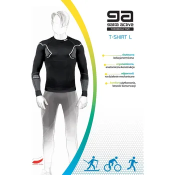 Pánské tílko Pánský nátělník Gatta 43014 Mount Basic Thermoactive L-3XL černošedá L
