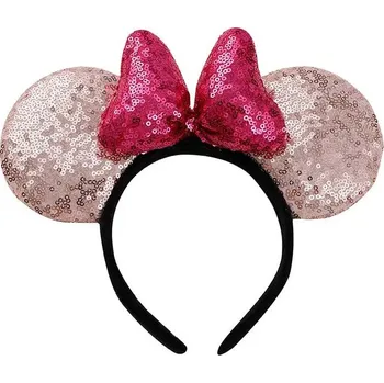 Čelenka Čelenka s ušima pro dívky | party doplňky - 3D růže khaki