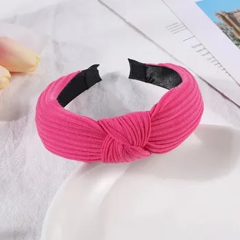 Čelenka Dívčí čelenka s uzlíkem | Doplňky na vlasy | Módní doplňky - růžová 5