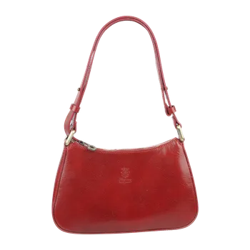 NovaKabelka.cz Kožená italská kabelka Coletta Rossa