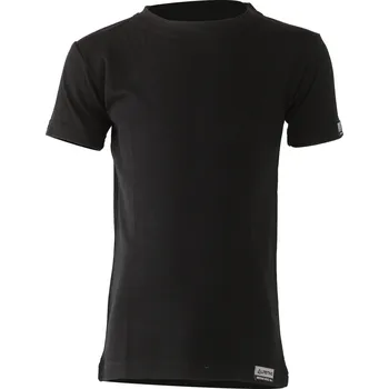 TONY dětské merino triko - Černá 9090 / 130 / Černá