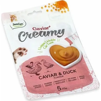 Pamlsek pro kočku Caviar Creamy Duck flavour 50g