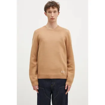 Dámský svetr Vlněný svetr A.P.C. Pull Edward, L, hnědá, 88X