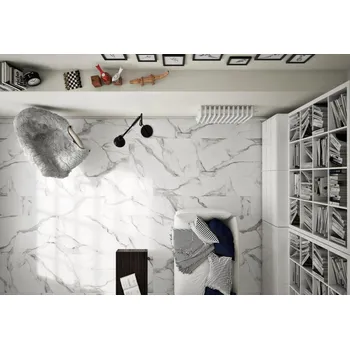 Dlažba ARGENTA GODINA AC915 60 cm x 120 cm x 0,9 cm bílá 1,44 m2