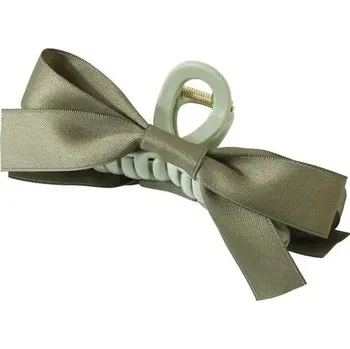 Módní sponky do culíku mašle | doplněk do vlasů - zelený