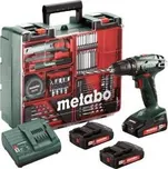 METABO BS 18 L Set aku vrtačka 18V/3*2Ah, mobilní dílna