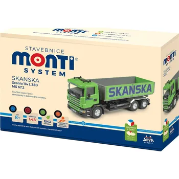 Stavebnice SEVA Monti System 67.2 Auto Skanska Scania 114 L 380 MS67.2 0110-67.2 | 46045