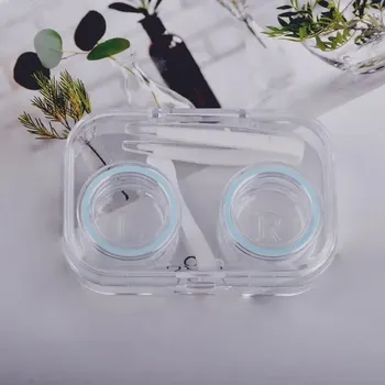Kontaktní čočky Mini cestovní pouzdro na kontaktní čočky - Modrá