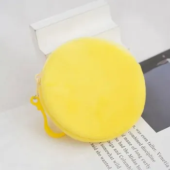 Peněženka Plyšová peněženka na mince s klíčenkou - A2