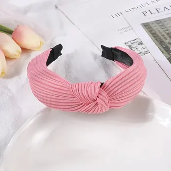 Čelenka Dívčí čelenka s uzlíkem | Doplňky na vlasy | Módní doplňky - růžová 7