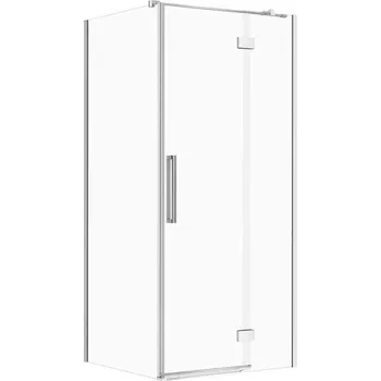 CERSANIT Hranatý sprchový kout CREA pravý 90x80x200 cm chrom S601-292