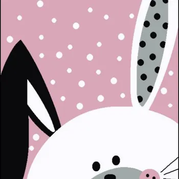 Koberec Dětský koberec Kiddo F0131 pink 80 x 150 cm - SLEVA 80 x 150 cm - SLEVA