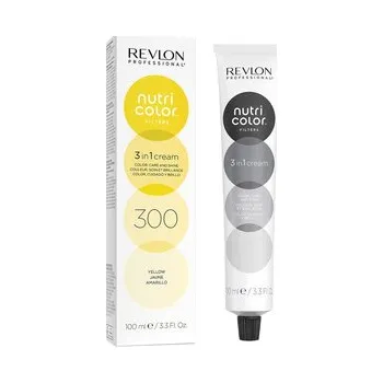 Barva na vlasy Revlon Professional Nutri Color Filters barvicí koktejl 3 v 1 100 ml, 300 yellow