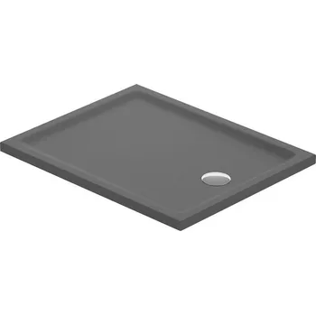 Sprchová vanička CERSANIT Obdélníková sprchová vanička TAKO 100x80x4 šedá matná S204-031