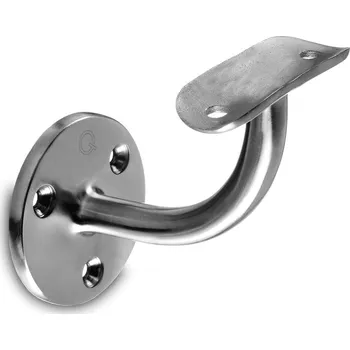 Zábradlí Konzole pro madlo, montáž na stěnu Konzole pro madlo, montáž na stěnu, madlo O48,3 mm, nerez. ocel 304, kartáčovaná