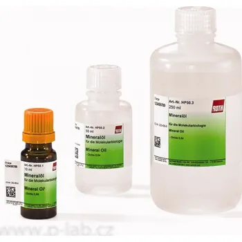 Olej na dřevo Minerální olej (Čistota: pro molekulární biologii , Balení: 10 ml, Obal: sklo)