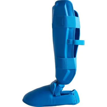 Chránič holeně pro bojový sport OUTSHOCK Chránič holeně a nártu na karate 900 modrý S MODRÁ