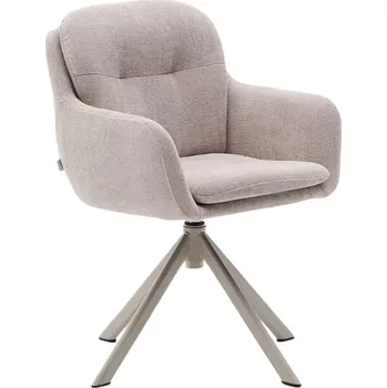 Jídelní židle Béžová otočná židle Kave Home Lexa