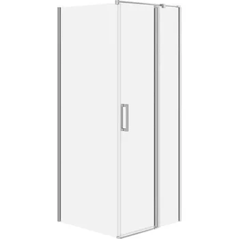 CERSANIT Hranatý sprchový kout MODUO pravý 80x90x195 cm chrom S601-288