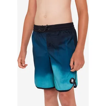 Pánské plavky DECATHLON Chlapecké surfařské kraťasy 500 12 LET ČERNÁ