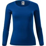 MALFINI Dámské tričko s dlouhým rukávem Fit-T Long Sleeve - Královská modrá | XL